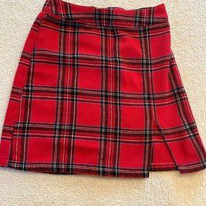 Plaid skirt